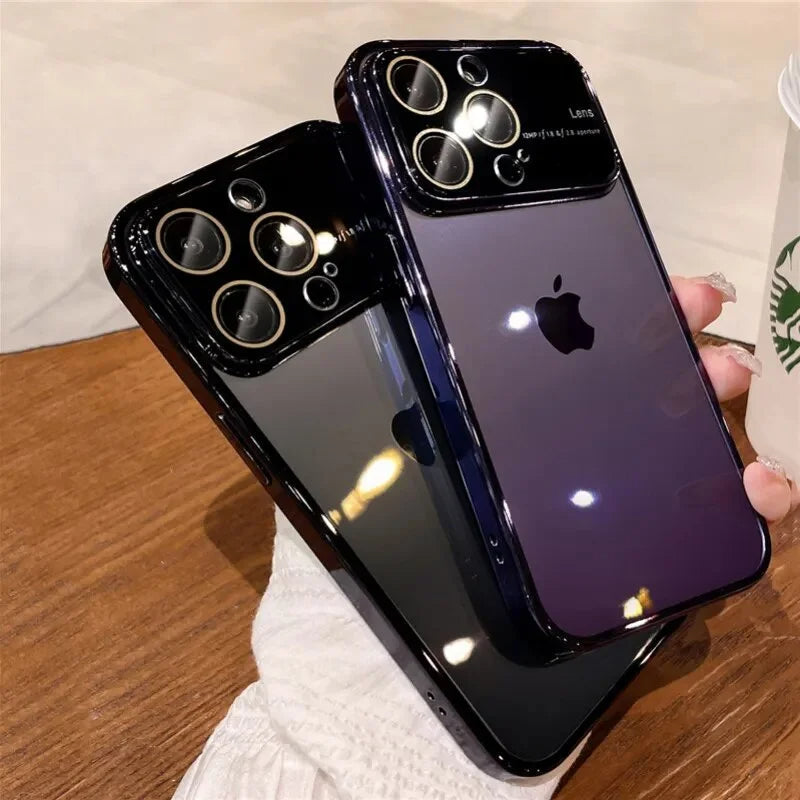 Luxury Plating Transparent Window Lens Case - iPhone casemarts