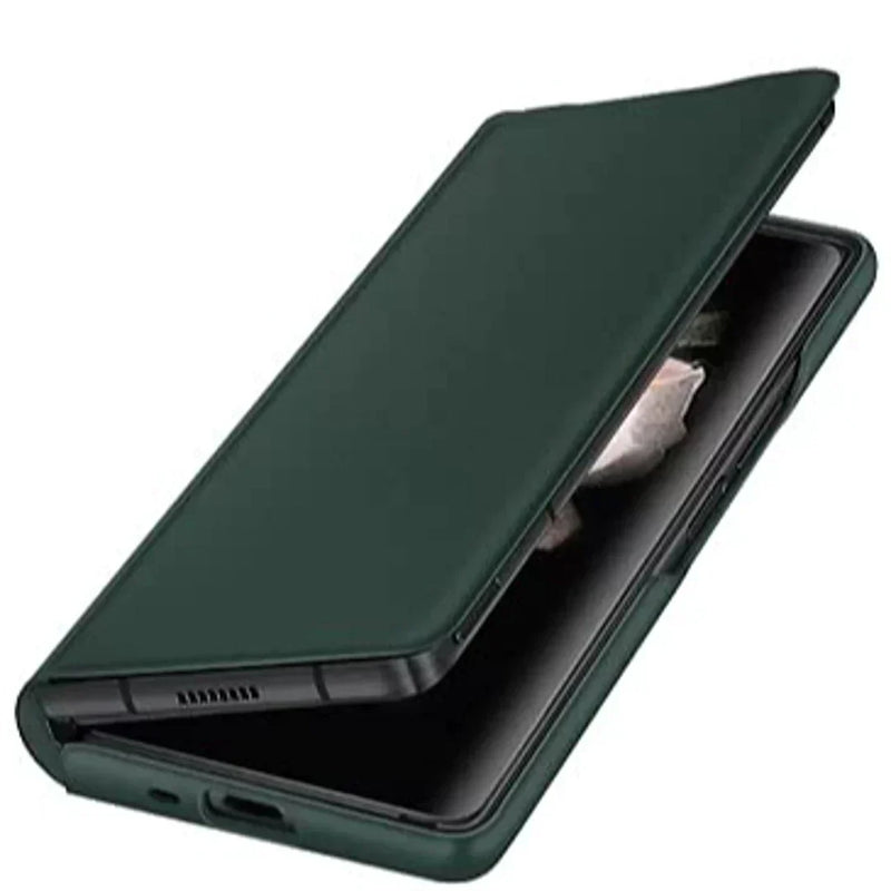 Galaxy Z Fold3 Leather Texture Flip Case casemarts