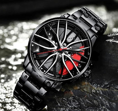 Stereoscopic AMG Car Wheel Premium Watch Shopsloom