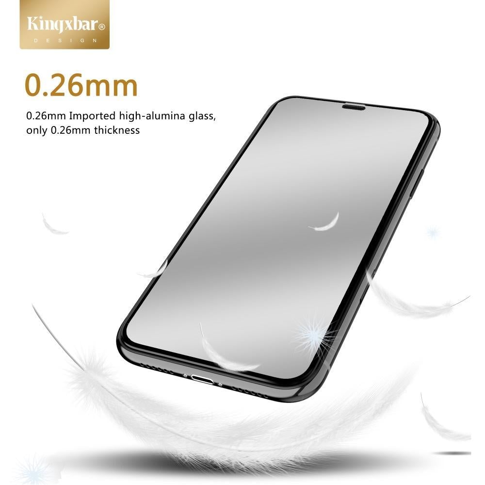 Kingxbar ® iPhone X 3D Mirror Effect Tempered Glass casemarts