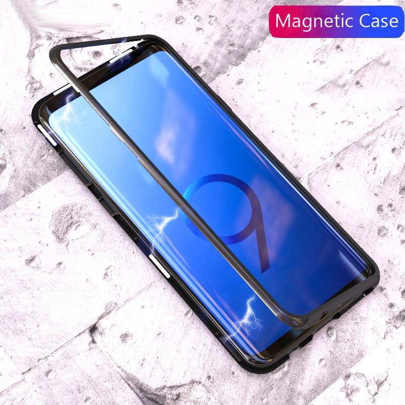 Galaxy Series Electronic Auto-Fit Magnetic Transparent Glass Case casemarts