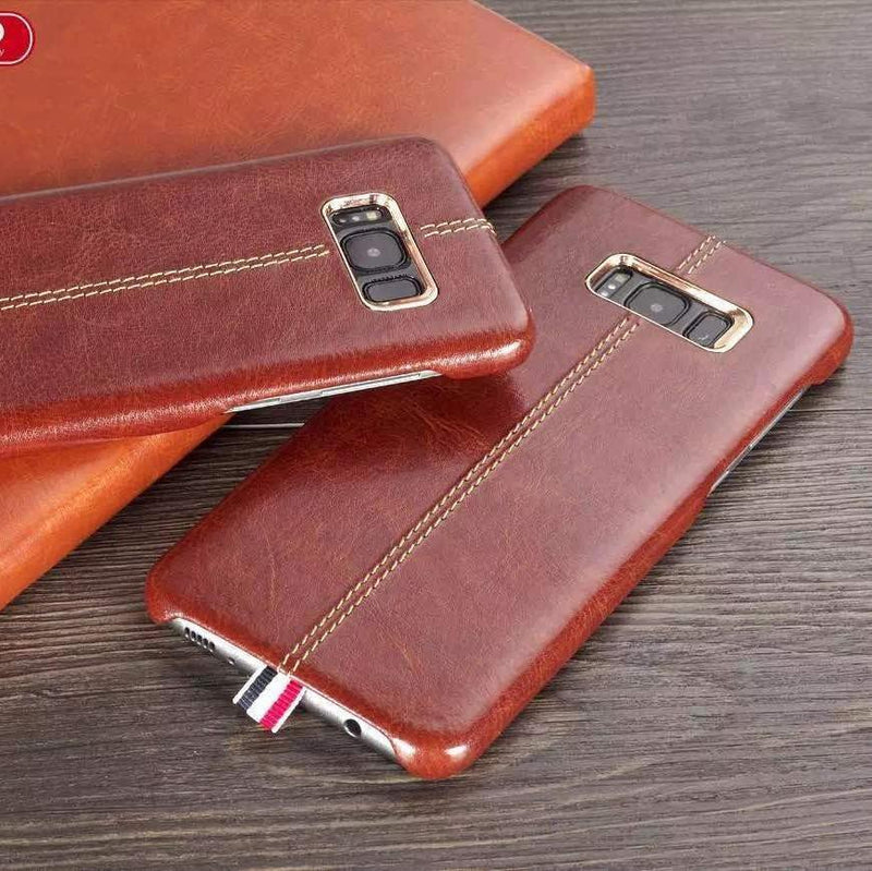 Galaxy S8 Plus Original PU Leather Business Case casemarts