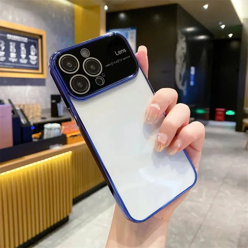 Luxury Plating Transparent Window Lens Case - iPhone casemarts