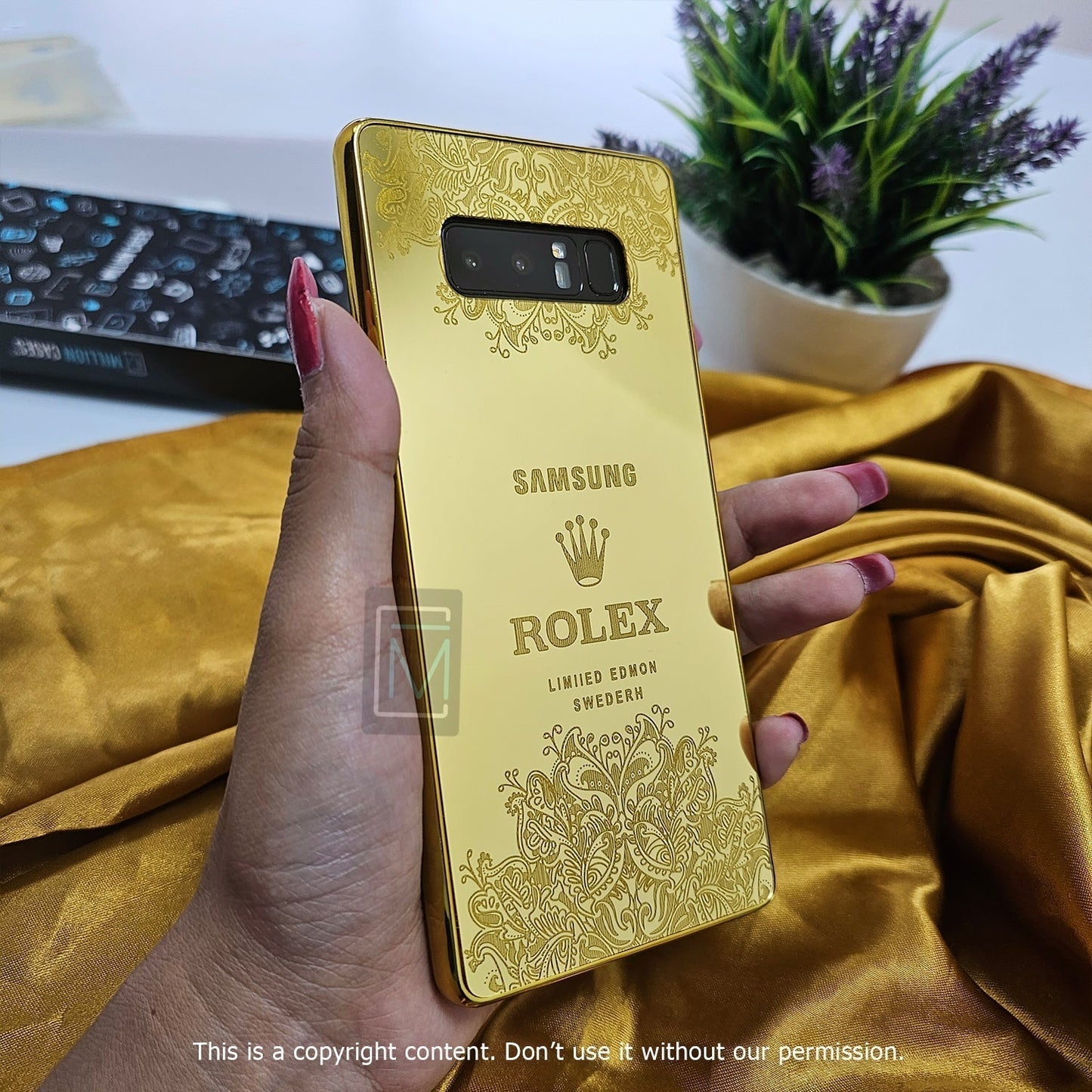 Galaxy Note Series Crafted Gold Luxurious Camera Protective Case casemarts