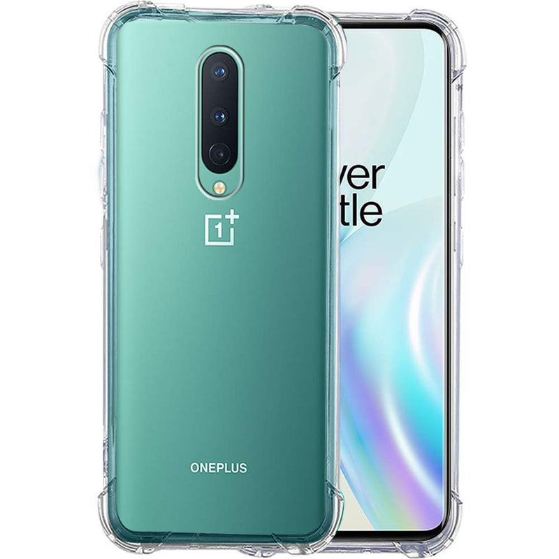 OnePlus Series (2 in 1 Combo) Anti-Knock TPU Transparent Cover + Camera Lens Protector casemarts