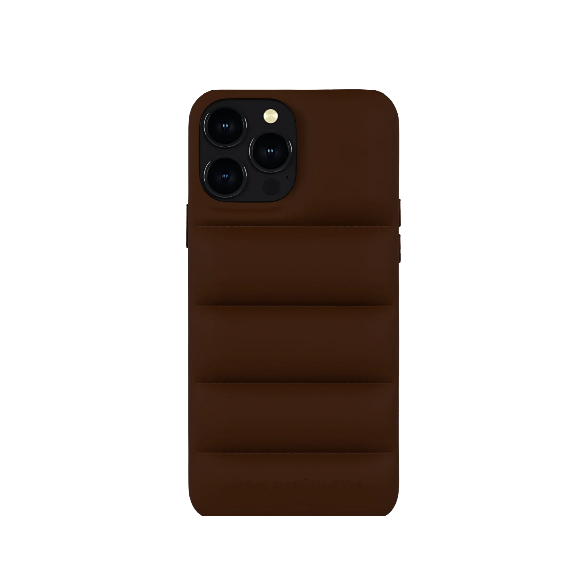 Puffer Series - Brown iPhone Case NIGHT LABEL