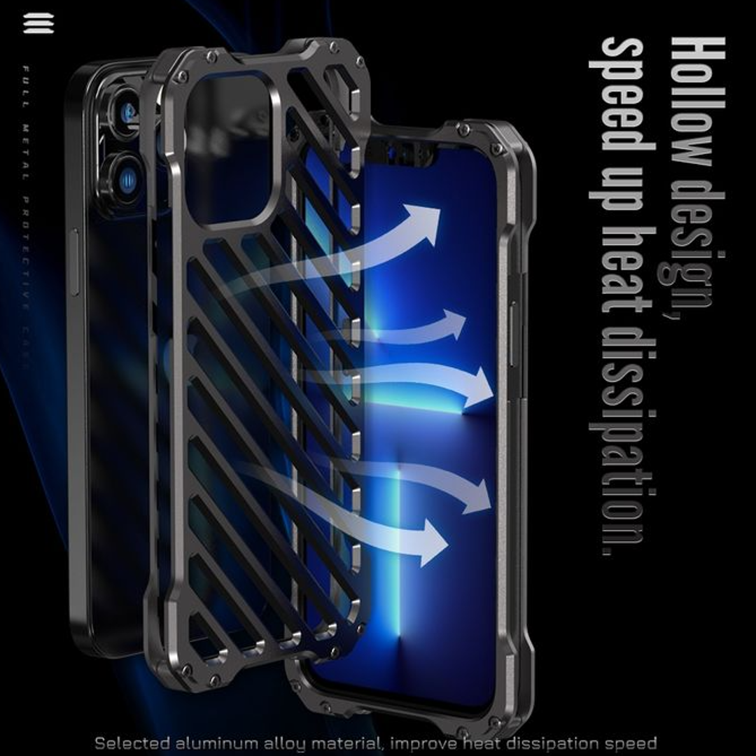 R-Just Aluminium Alloy Grill Case - iPhone casemarts