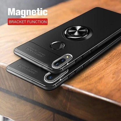 Galaxy A20 Metallic Finger Ring Holder Matte Case casemarts