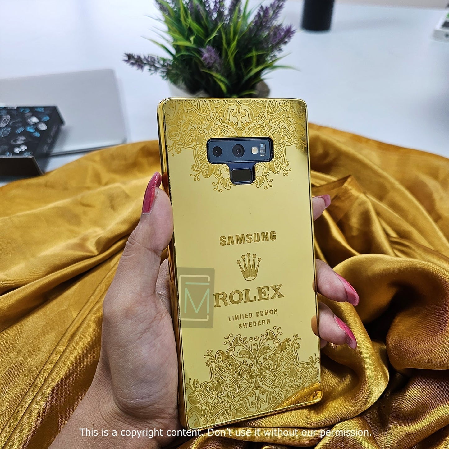 Galaxy Note Series Crafted Gold Luxurious Camera Protective Case casemarts