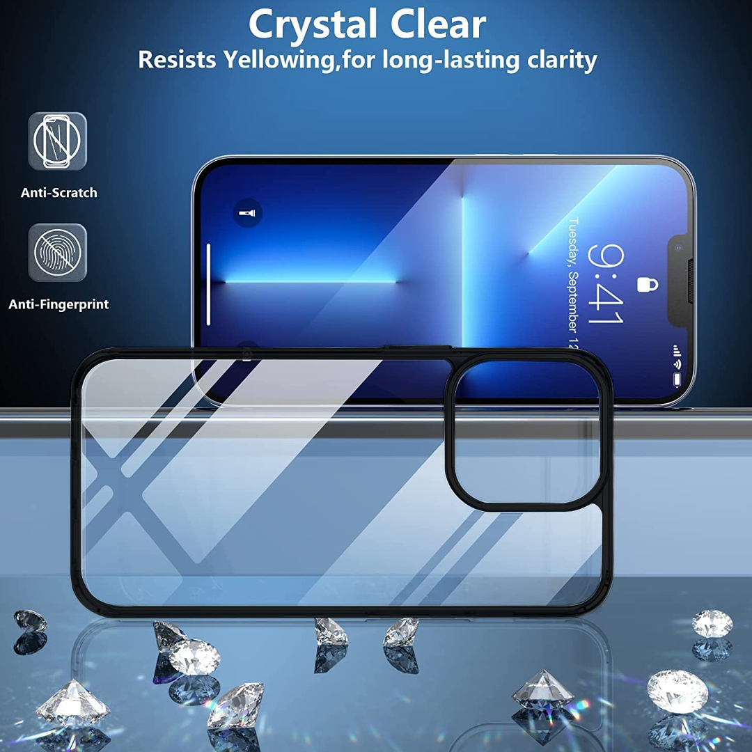 Square Plating Frame Clear Case - iPhone casemarts