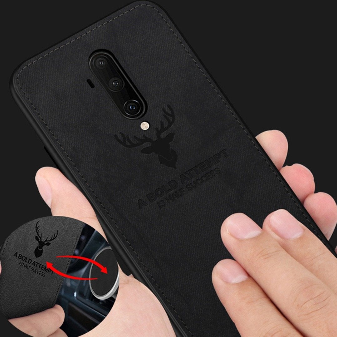 OnePlus 7T Pro (2 in 1 Combo) Deer Case+ Earphones casemarts