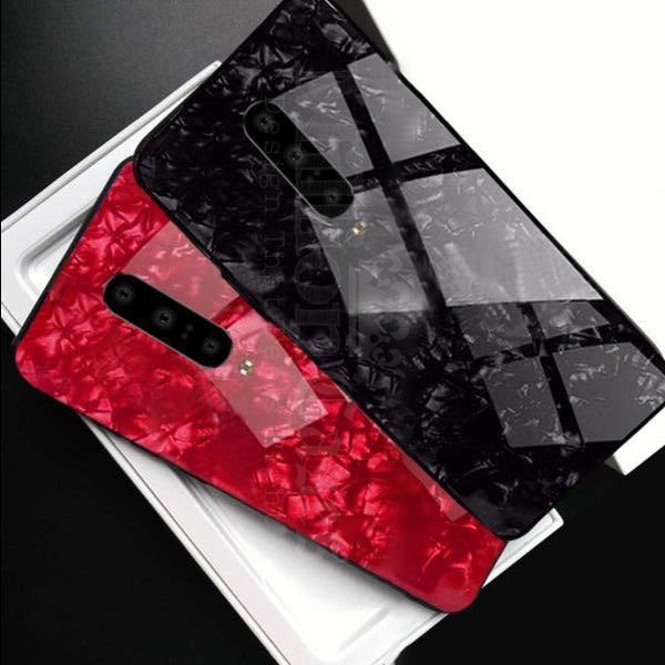 OnePlus 7 Pro Dream Shell Series Textured Marble Case casemarts