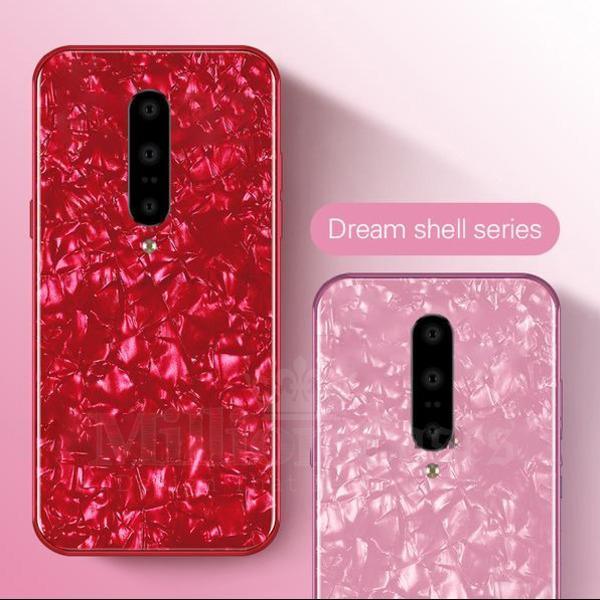 OnePlus 7 Pro Dream Shell Series Textured Marble Case casemarts