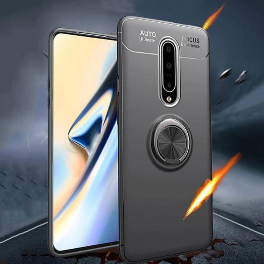 OnePlus 7/7 Pro Metallic Finger Ring Holder Matte Case casemarts