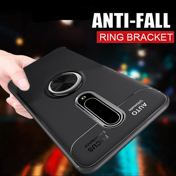 OnePlus 7/7 Pro Metallic Finger Ring Holder Matte Case casemarts