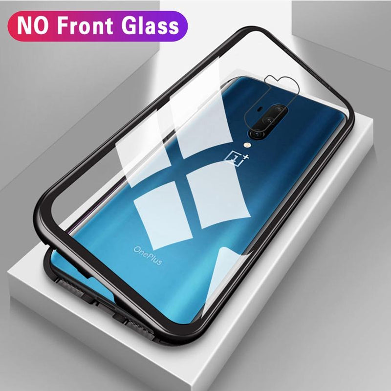 OnePlus (2 in 1 Combo) Electronic Auto-Fit Magnetic Glass Case + Lens Guard casemarts