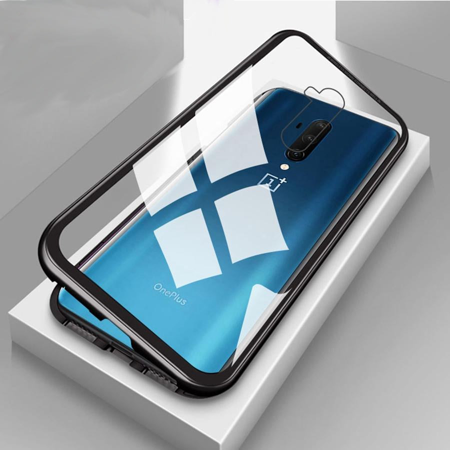 OnePlus 7T Pro Electronic Auto-Fit Magnetic Glass Case casemarts