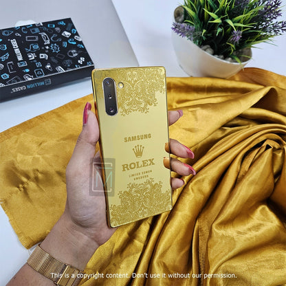 Galaxy Note Series Crafted Gold Luxurious Camera Protective Case casemarts