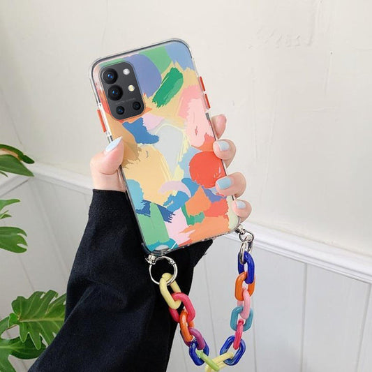 Aesthetic Artsy Anti-shock Case with Bracelet - OnePlus casemarts