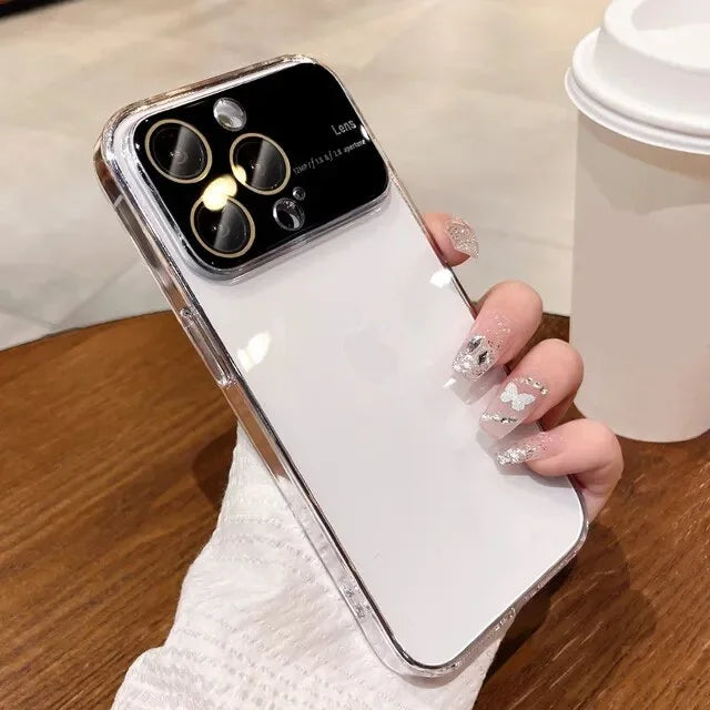 Luxury Plating Transparent Window Lens Case - iPhone casemarts