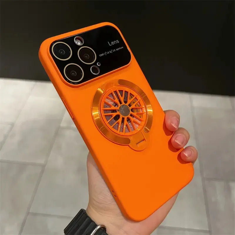 Lens Protection Rotating Gyroscope Magnetic Phone Case PIPI