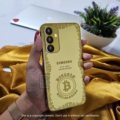 Galaxy A Series Crafted Gold Luxurious Camera Protective Case casemarts