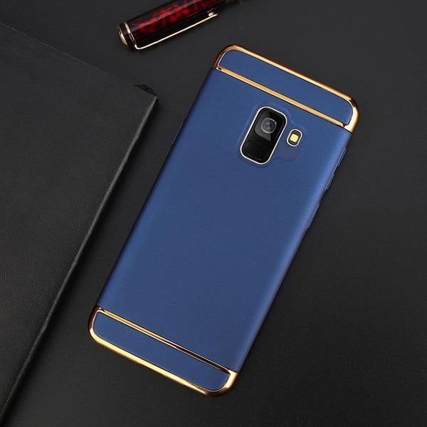 Galaxy A6 Plus Luxury 3in1 Electroplating Matte Finish Case casemarts