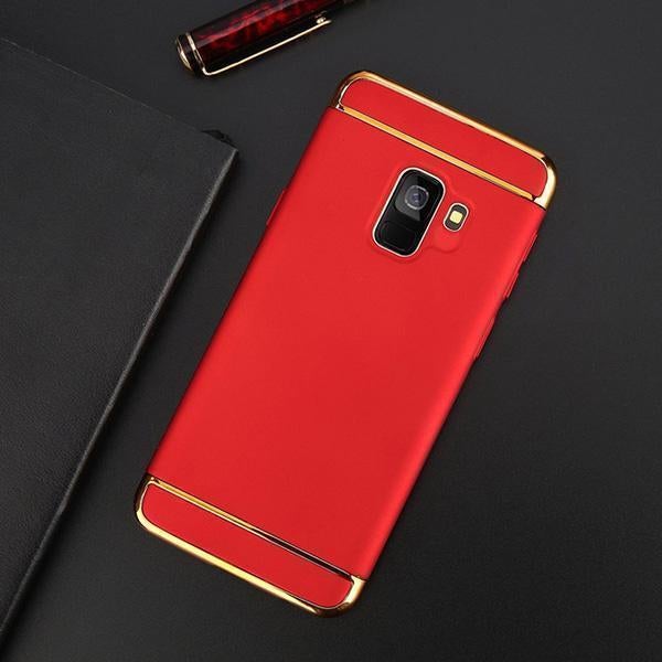 Galaxy A6 Plus Luxury 3in1 Electroplating Matte Finish Case casemarts