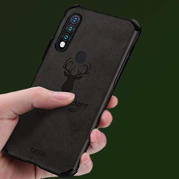 Galaxy A70 Shockproof Deer Leather Texture Case casemarts