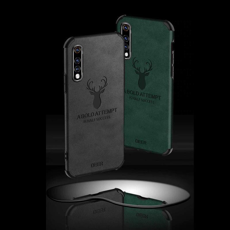 Galaxy A70 Shockproof Deer Leather Texture Case casemarts