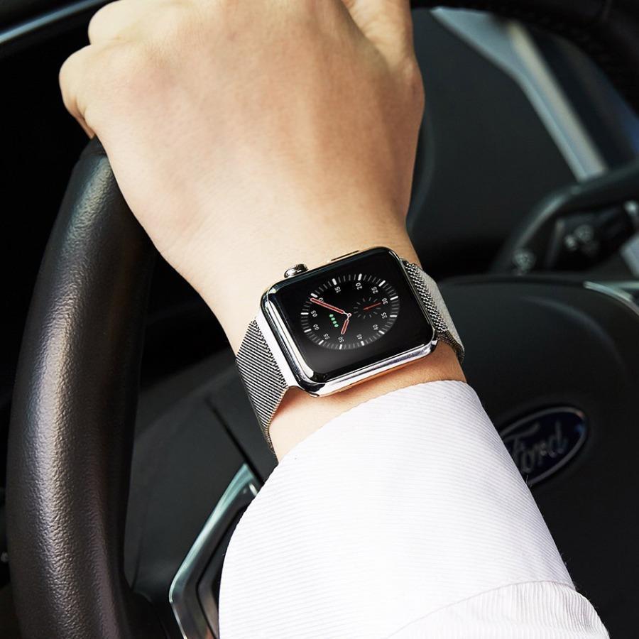 Magnetic Stainless Steel Milanese Strap for Apple Watch (Only Strap) casemarts