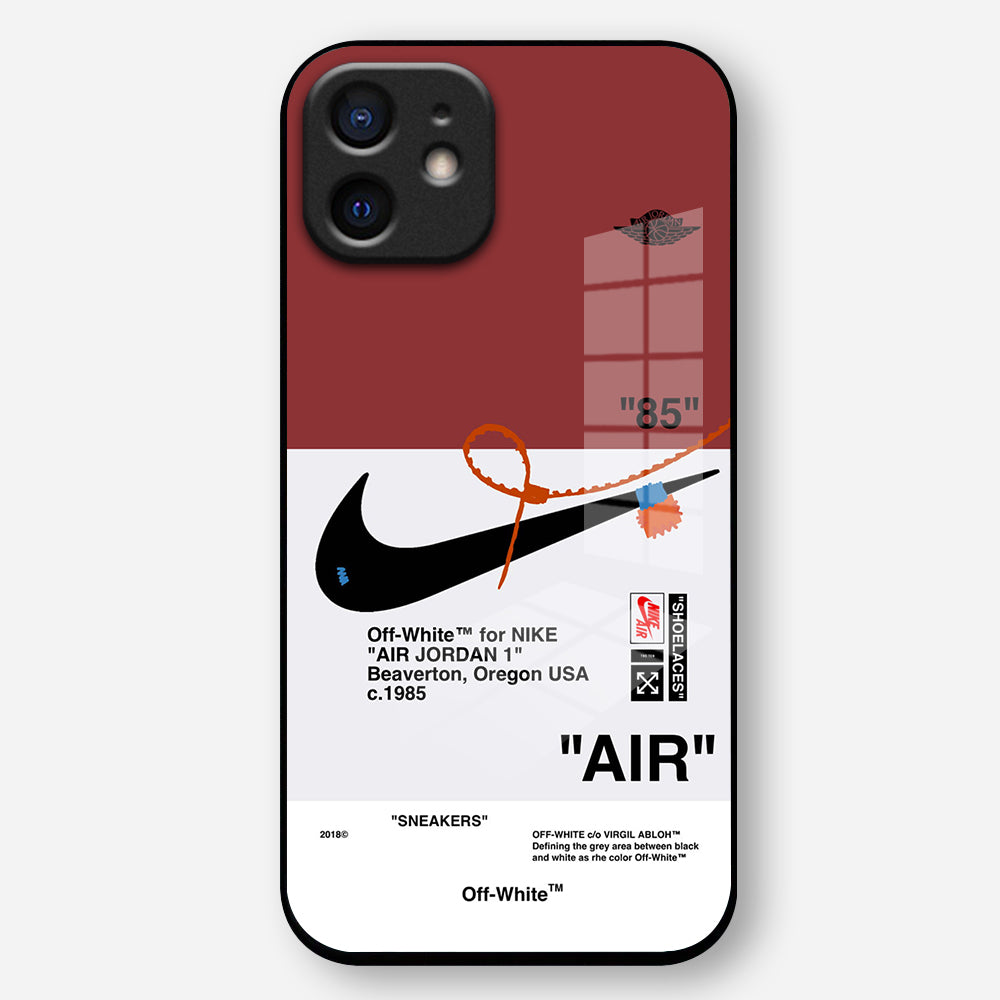 Sneaker Label Glass Case - iPhone casemarts