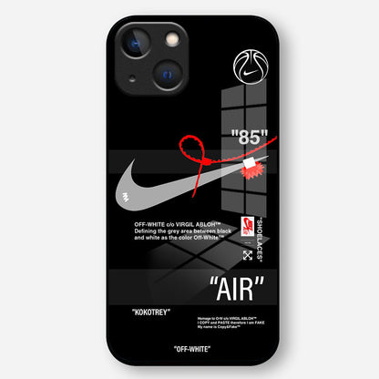 Sneaker Label Glass Case - iPhone casemarts