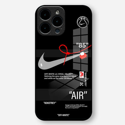 Sneaker Label Glass Case - iPhone casemarts