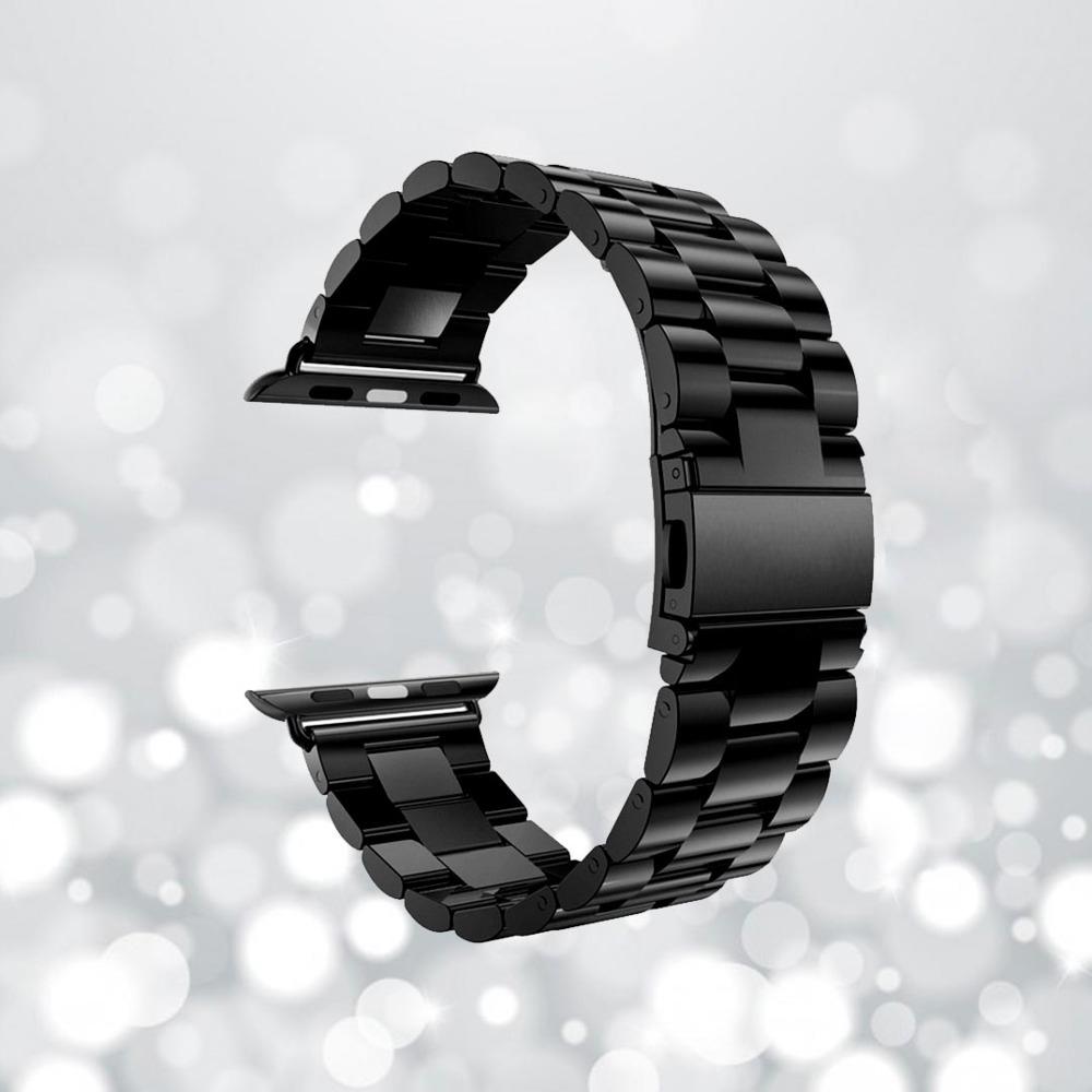 Stainless Steel Band for Apple Watch [42/44MM] - Black casemarts