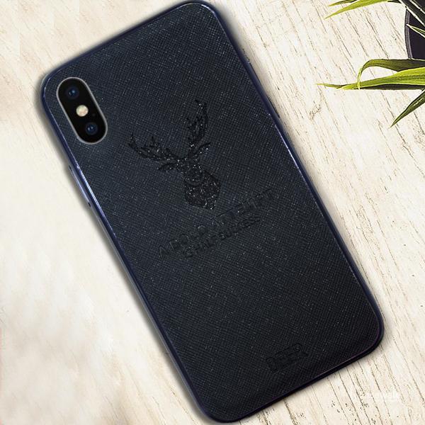 iPhone XS Max Sparkling Deer Pattern Soft Edge Case casemarts