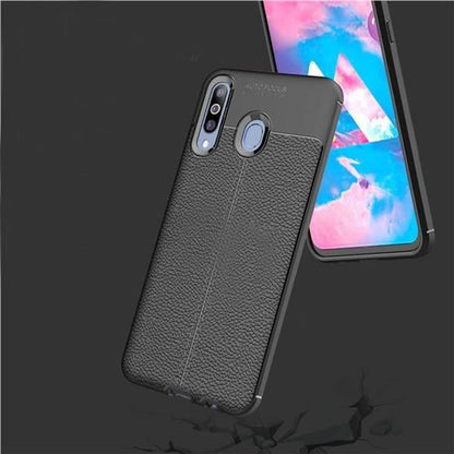 Galaxy M30 Auto Focus Leather Texture Case casemarts