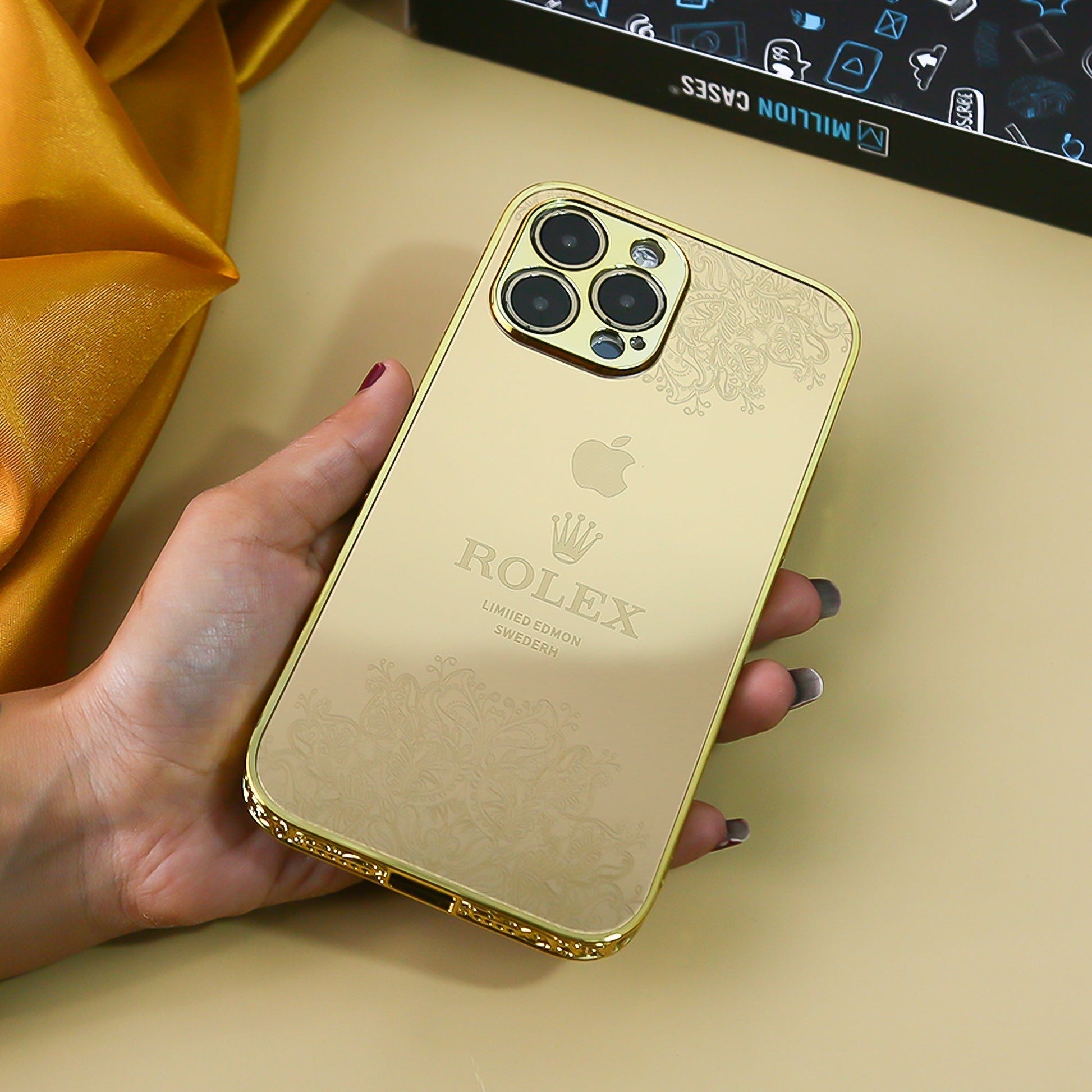 Crafted Gold Luxurious Camera Protective Case - iPhone casemarts