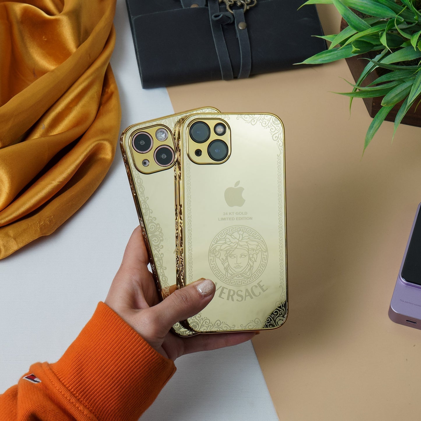 Crafted Gold Luxurious Camera Protective Case - iPhone casemarts