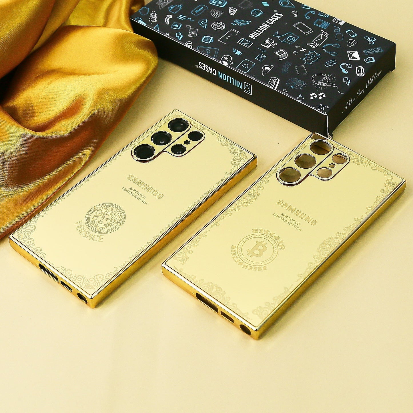 Galaxy S Series Luxurious Crafted Gold Camera Protective Case casemarts