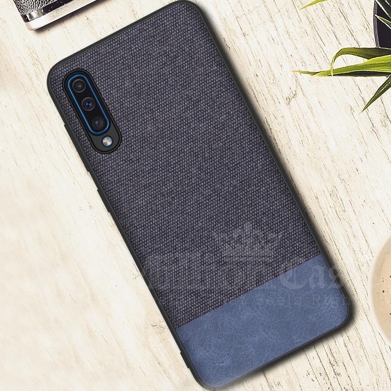 Galaxy A70 Two-tone Leather Textured Matte Case casemarts