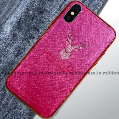 iPhone XS Max Sparkling Deer Pattern Soft Edge Case casemarts