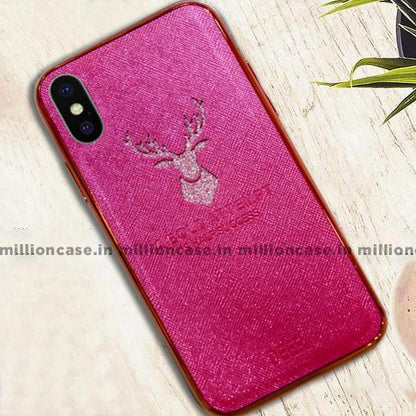 iPhone XS Max Sparkling Deer Pattern Soft Edge Case casemarts