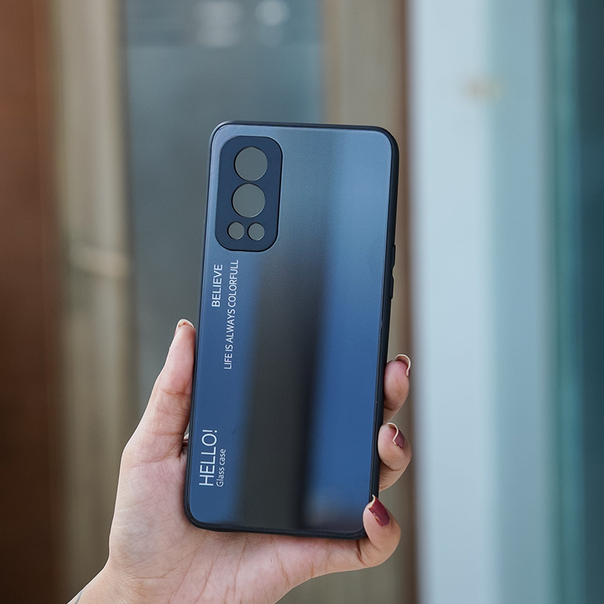 Delicate Gradient Slushy Glass Case - OnePlus casemarts