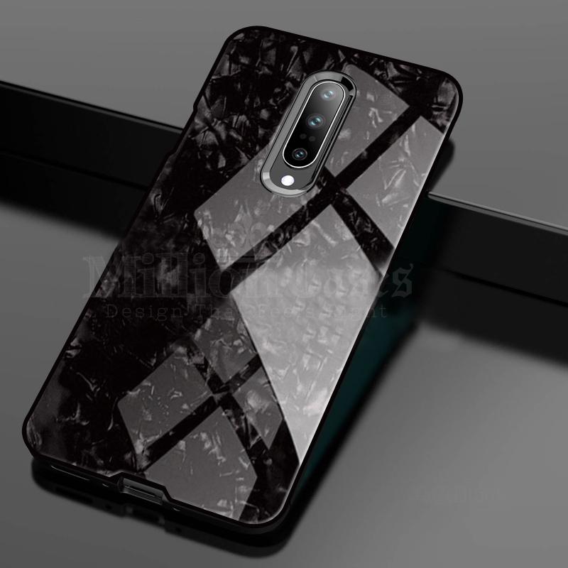 OnePlus 7 Pro Dream Shell Series Textured Marble Case casemarts