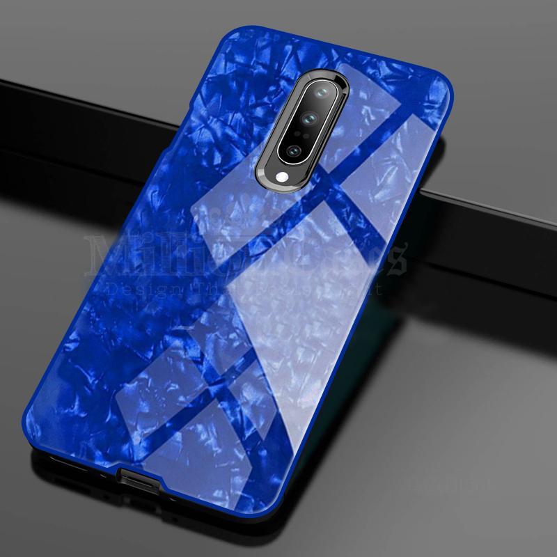 OnePlus 7 Pro Dream Shell Series Textured Marble Case casemarts