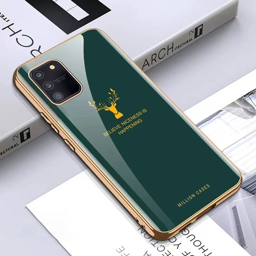 Galaxy S10 Lite Electroplating Deer Pattern Glass Case casemarts