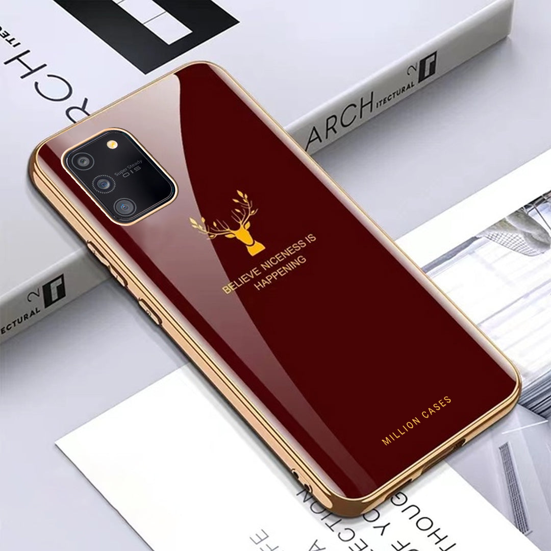 Galaxy S10 Lite Electroplating Deer Pattern Glass Case casemarts