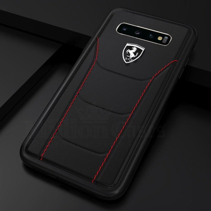 Galaxy S21 Series (2 in 1 Combo)Ferrari Case + Camera Lens Protector casemarts