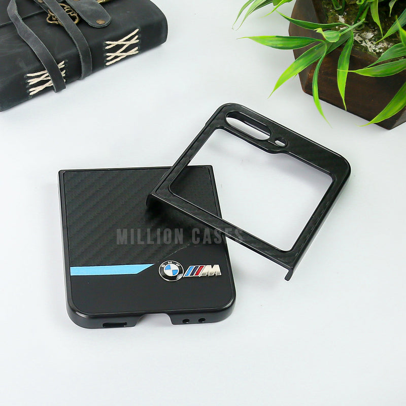 Galaxy Z Flip5 BMW Carbon Fiber Case casemarts